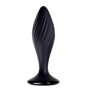 MizzZee - Black Whirlwind Anal Plug (Wireless Remote - Chargeable)